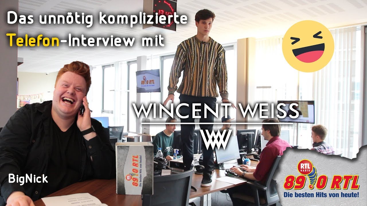 Das unnötig komplizierte Telefon-Interview mit Wincent Weiss bei 89.0 RTL