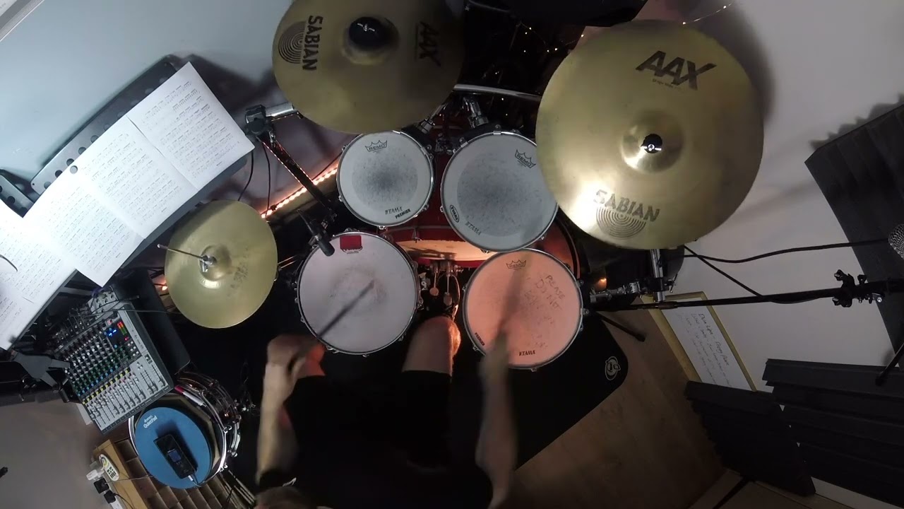 Greta Van Fleet - Heat Above - Drumkit Sheet Music Demonstration