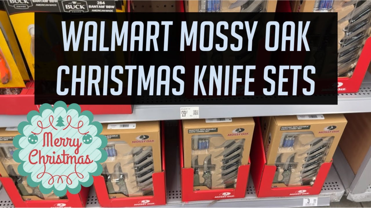 Рождественские наборы ножей из мшистого дуба от Walmart