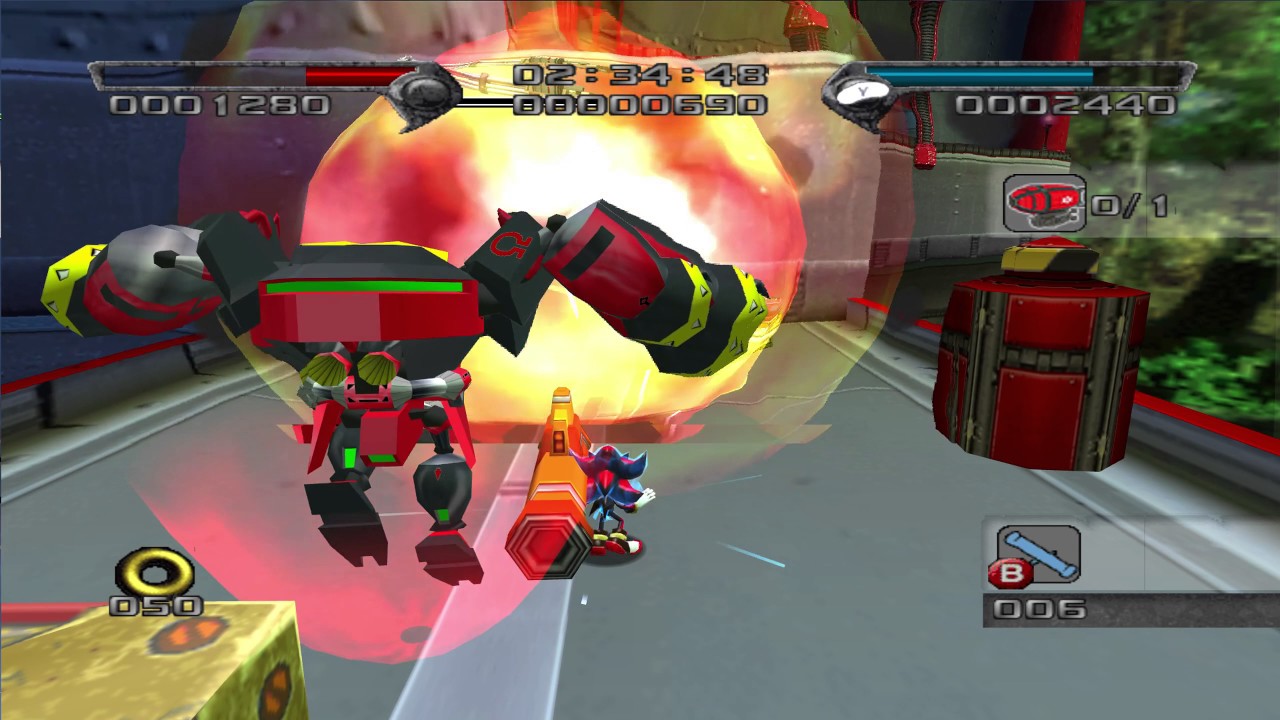 Shadow the Hedgehog (GC) Iron Jungle All Missions A Rank