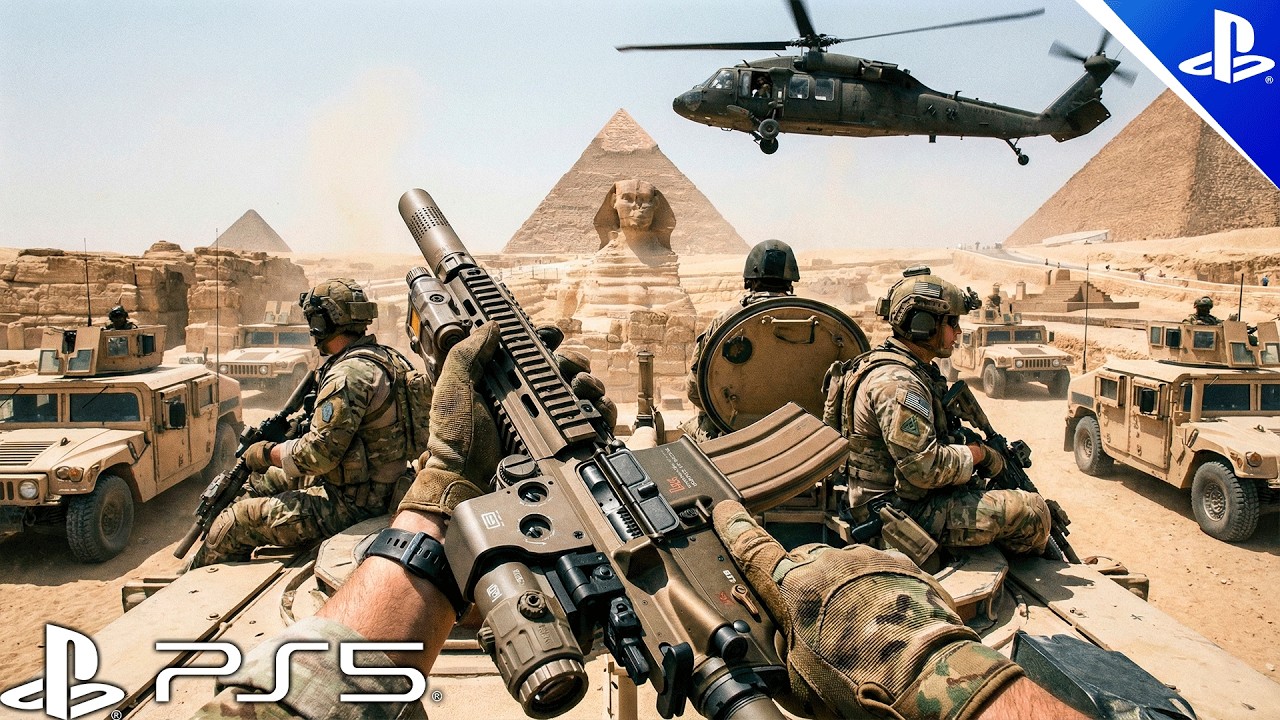 American Forces Arrived in Egypt Amid Intense Combat - Battlefield Immersive Gameplay (4K PS5)