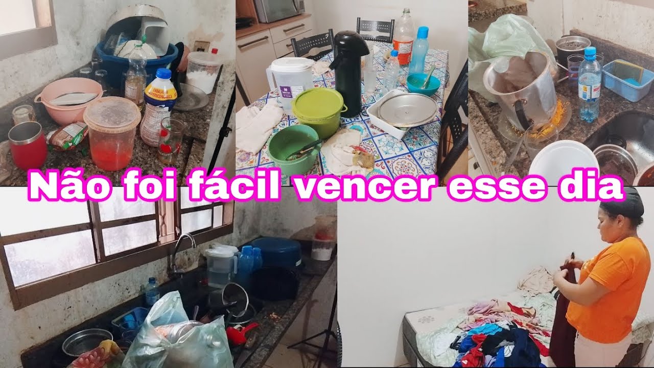 Não foi fácil vencer esse dia faxina completa