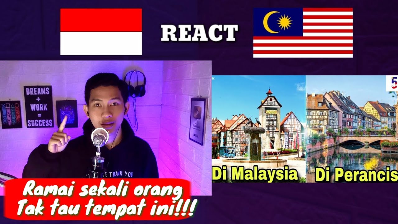 SEIRAS LUAR NEGARA ! 5 TEMPAT CANTIK DI MALAYSIA || INDONESIA REACTION