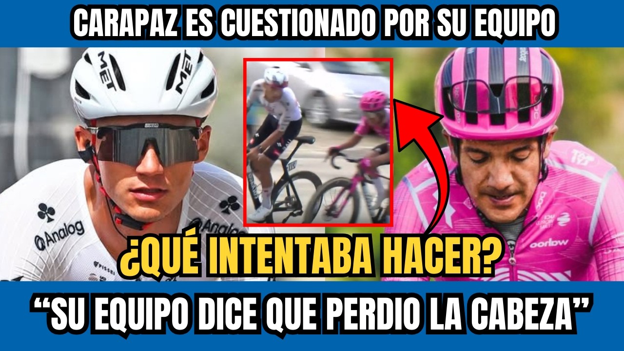 🚨 ¿RICHARD CARAPAZ SE VOLVIÓ LOCO? Inexplicable ataque en contra de su compañero
