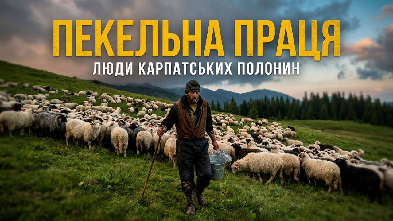 Як живуть і роблять сир вівчарі на карпатських полонинах. Полонина Лисича під Піп Іваном. Мармароси.
