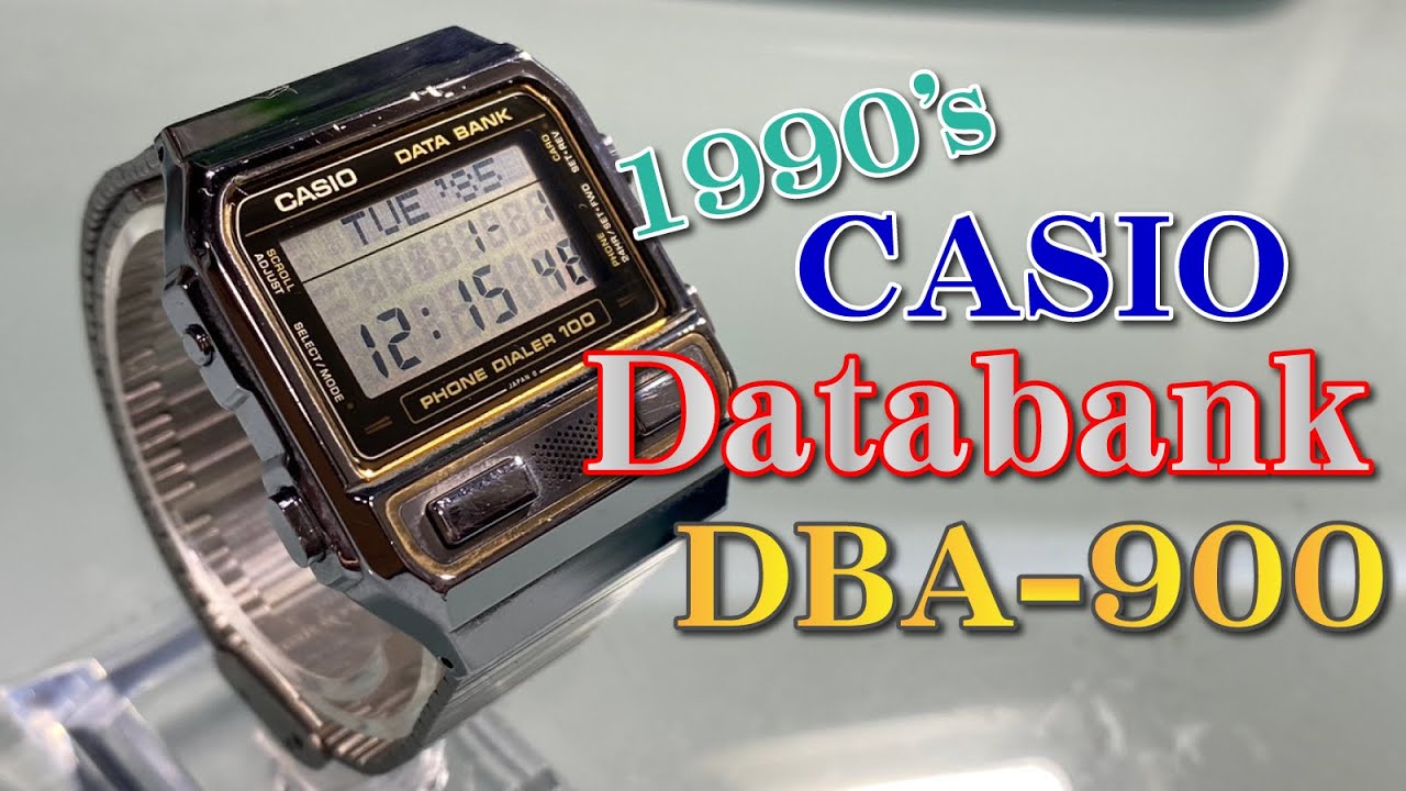 1990's VINTAGE CHEAP CASIO Databank DBA-900