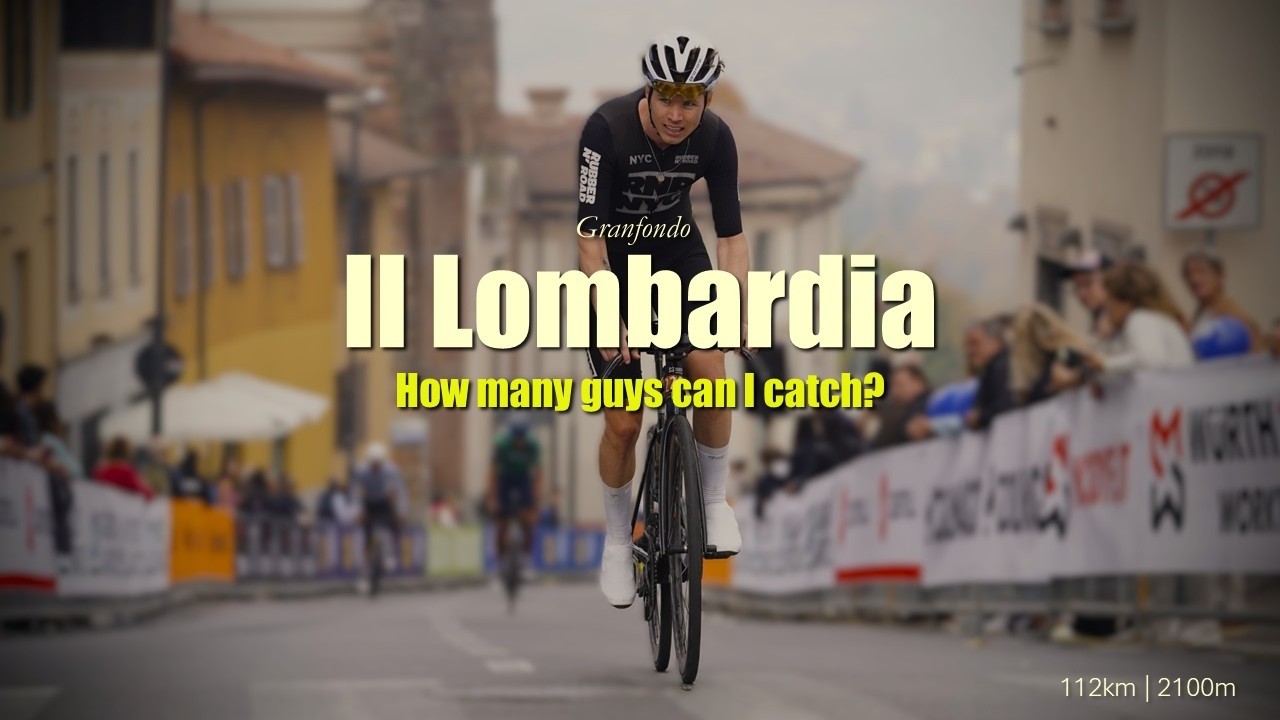 Racing Il Lombardia Granfondo - How Many Guys Can I Catch?