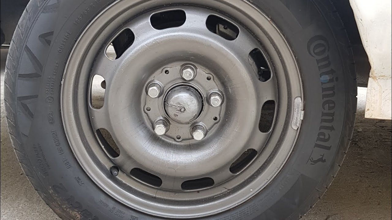 Pintei as Rodas da Kombi e troquei os pneus