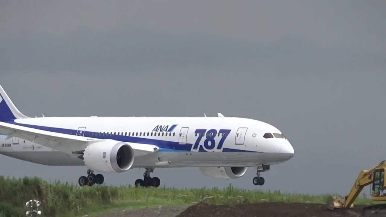 B787 Landing at RJTT RWY22