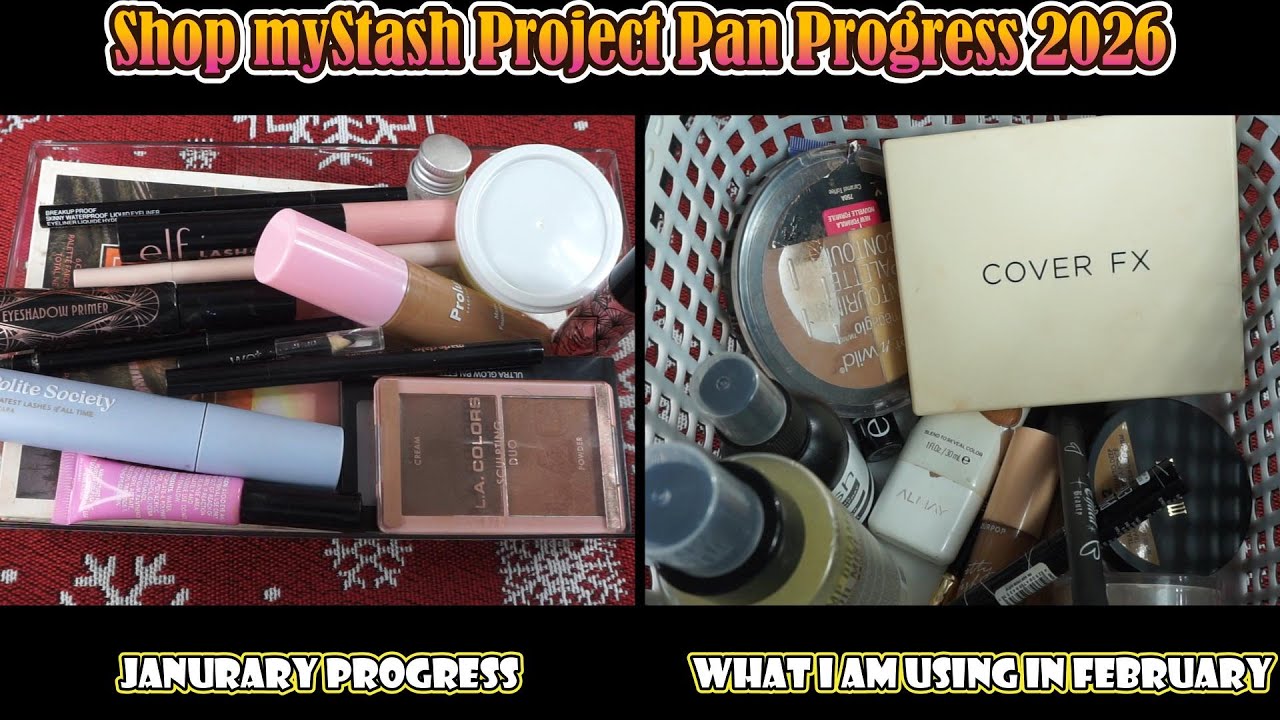 SHOP MY STASH PROJECT PAN PROGRESS 2026 | JAN & FEB | #shopmystash #projectpan #projectpan2026