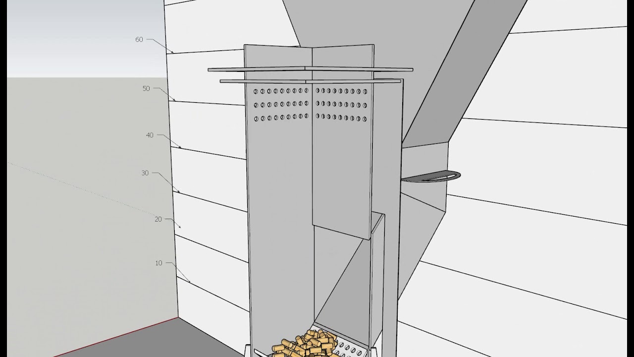 Progetto Stufa pirolitica a Pellet Alimentazione continua Pirolisi+gassificazione insieme Part 2