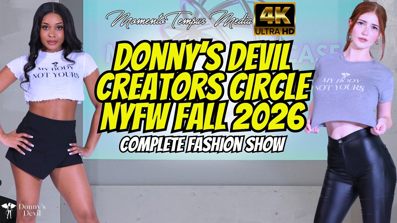 Donny's Devil Creators Circle / Неделя моды в Нью-Йорке, осень 2026 / 4K