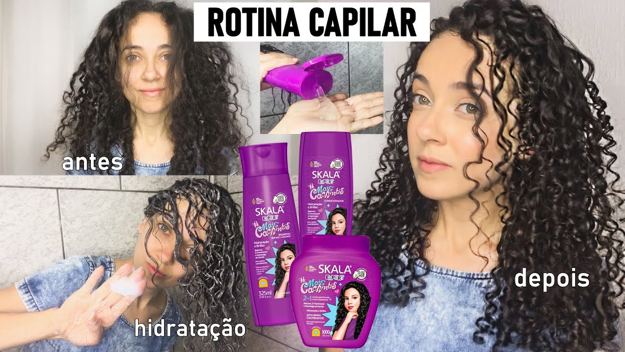 ROTINA CAPILAR COM SKALA MAIS CACHINHOS | Oeslanhiny Nunes
