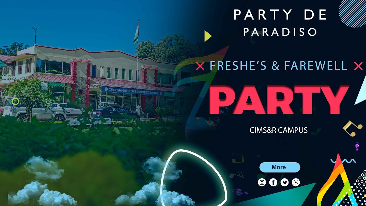 Fresher's & Farewell Party Highlights 2023 || PARTY DE PARADISO || #cims #uihmt #party2023