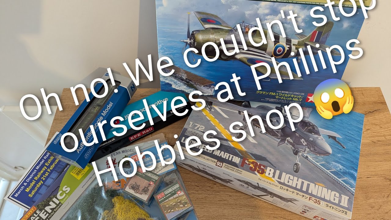 Come with me to see inside Phillips Hobbies shop in March, Cambs. An Aladdin's cave for modellers