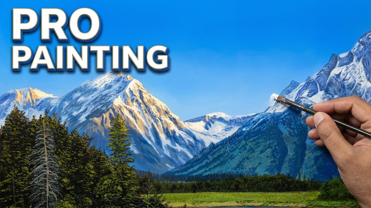 How to Paint Mountains Like a Pro | Part 1