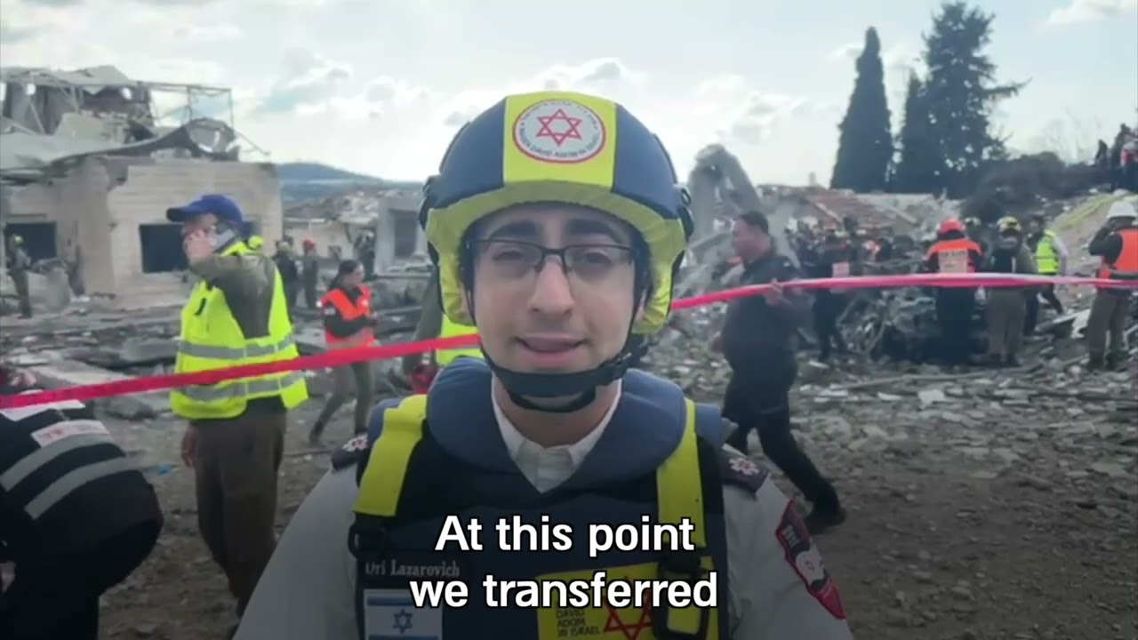 horrendous scene in Beit Shemesh today 1.3.2026