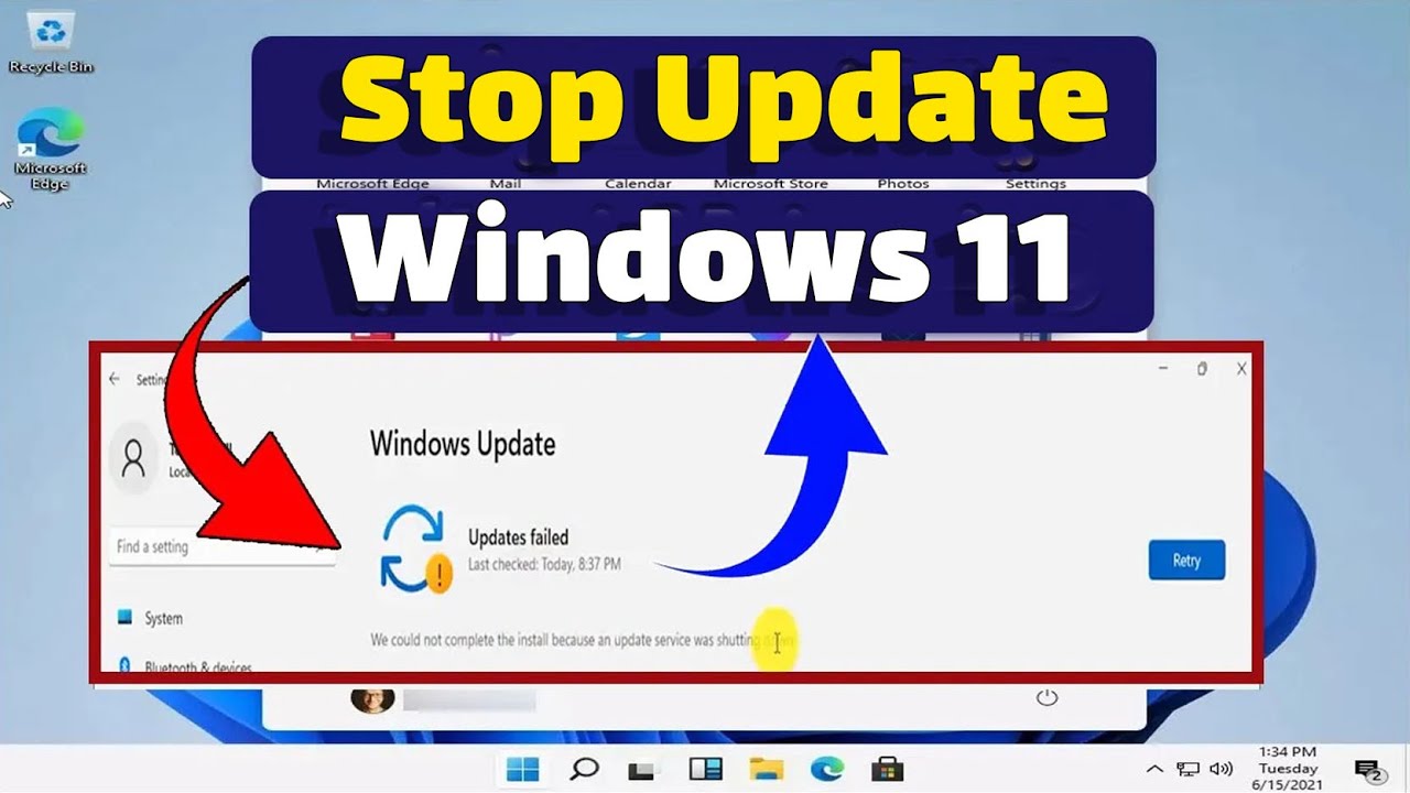Как навсегда остановить обновления Windows 11 | Отключение обновлений Windows 11