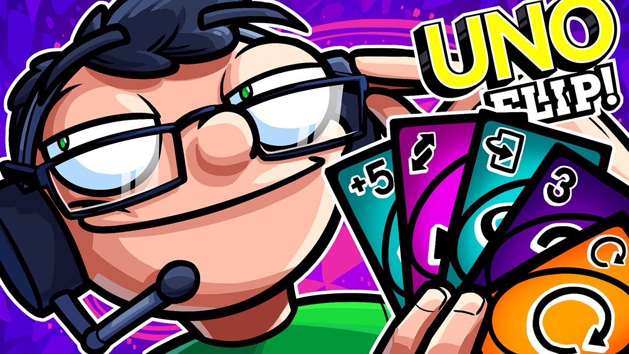 NOGLA THINKS HE'S SMART BUT IT'S ALL LUCK! (Uno Flip DLC)