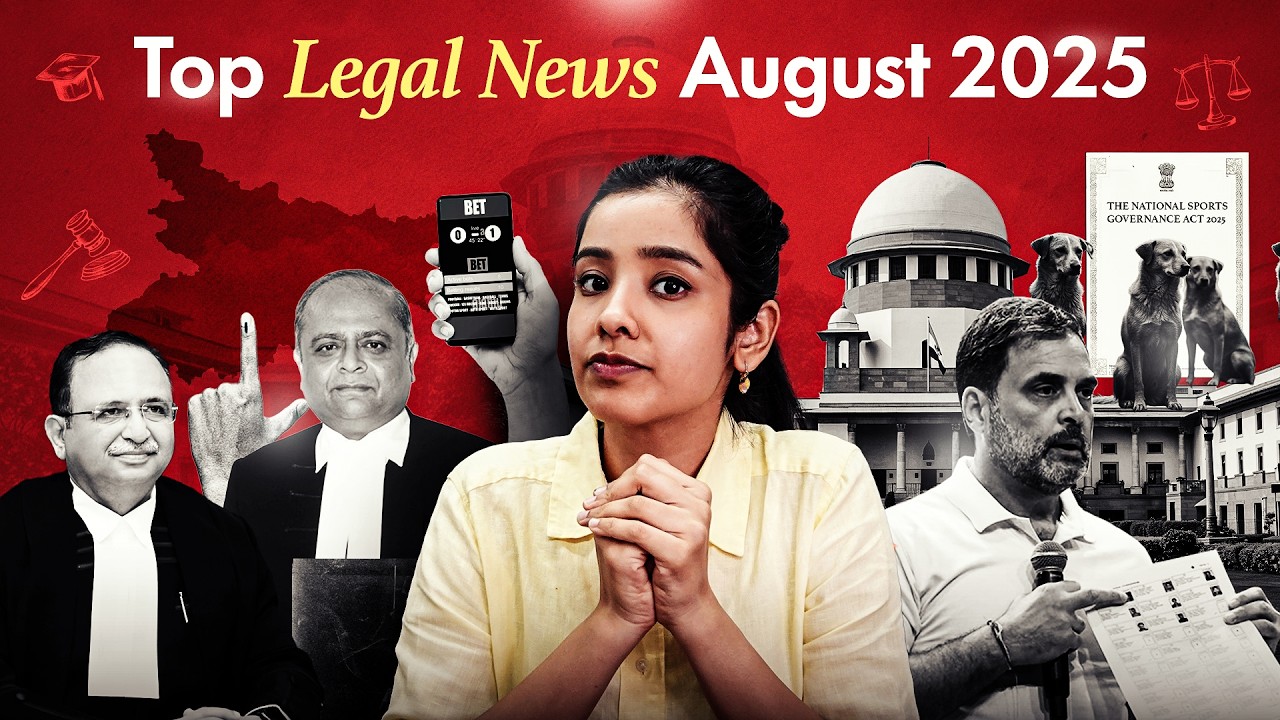 Important Legal Current Affairs August 2025 | Important Judgments 2025