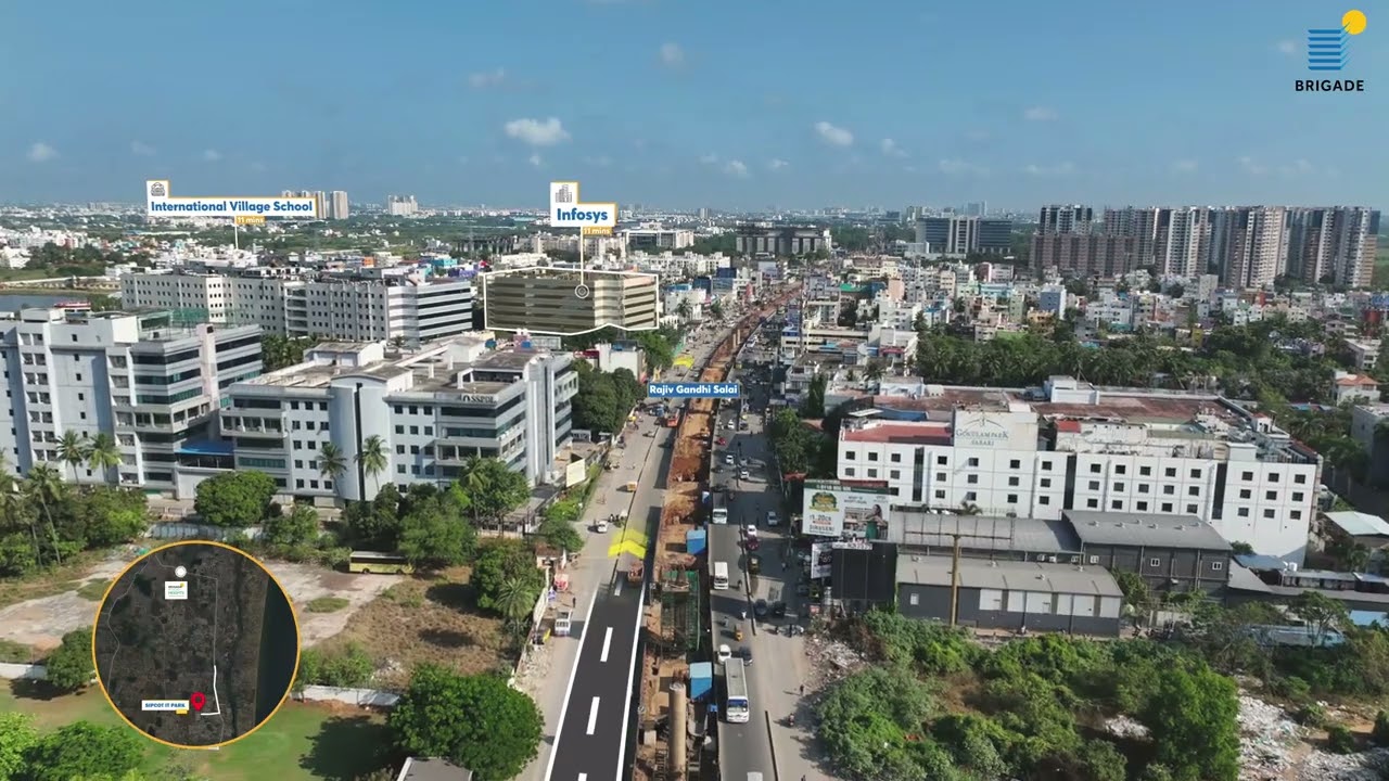 Brigade Morgan Heights Location Tour | 2, 3 & 4 BHK Homes in Sholinganallur &ndash; Medavakkam, Chennai