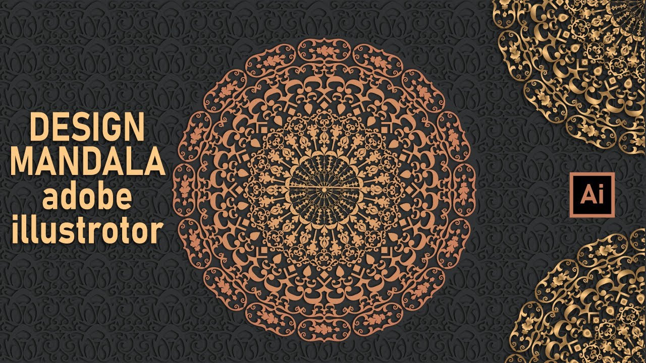 How to create Mandala design in Adobe Illustrator | copixel