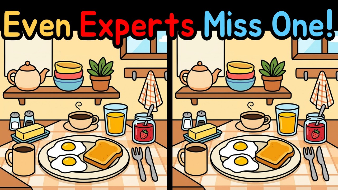 Spot the Difference: Even Experts Miss One! Can You Catch It?