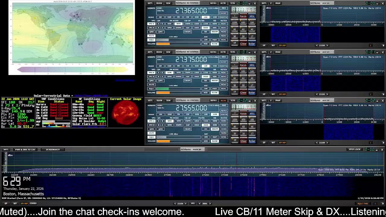 Live CB Radio Videogates Skip & DX 0621 - WE GOT THE DX!