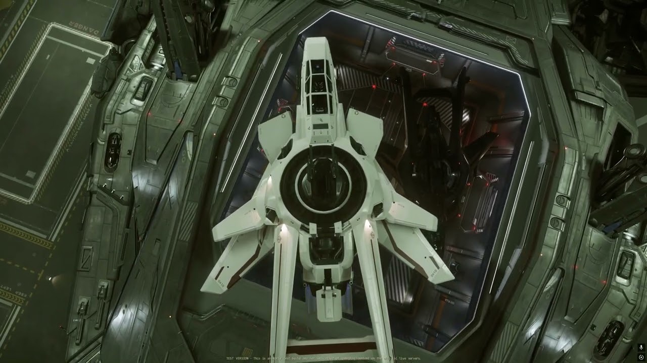 Star Citizen 4.1.1 PTU Polaris with 2 Super Hornets in Hangar 4k RTX 4090