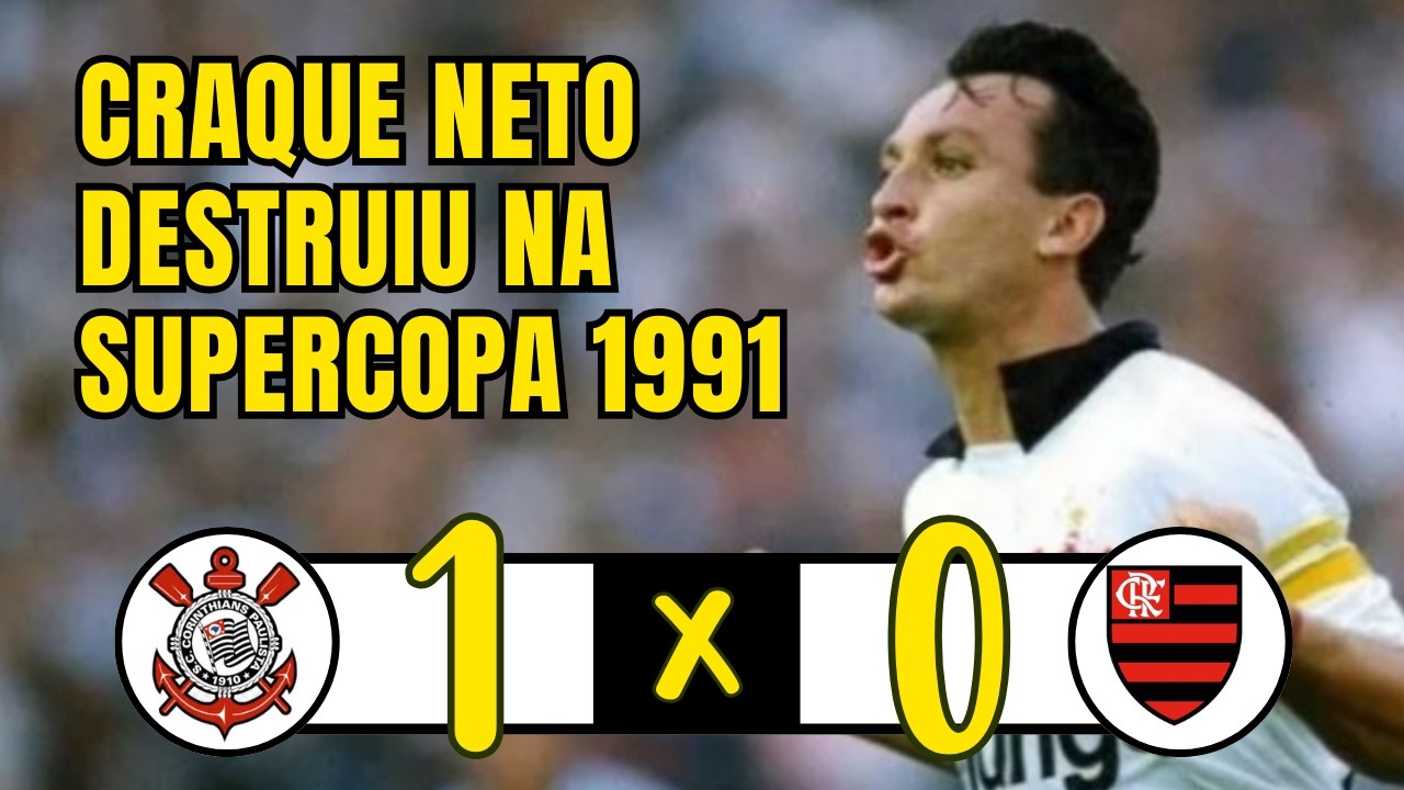 Corinthians 1 x 0 Flamengo - Final Supercopa do Brasil 1991 | Melhores Momentos