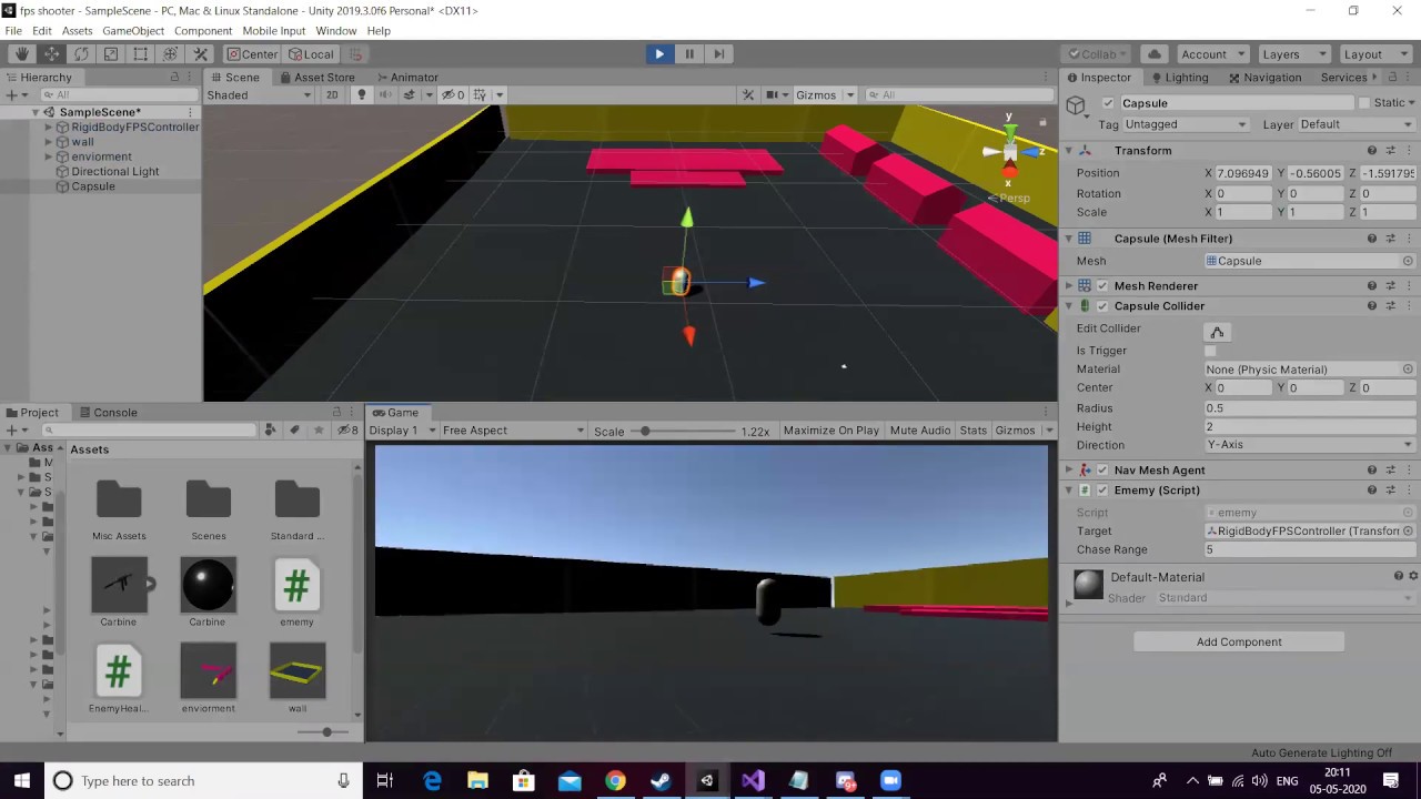 How to create a cool FPS game like PUBG in unity