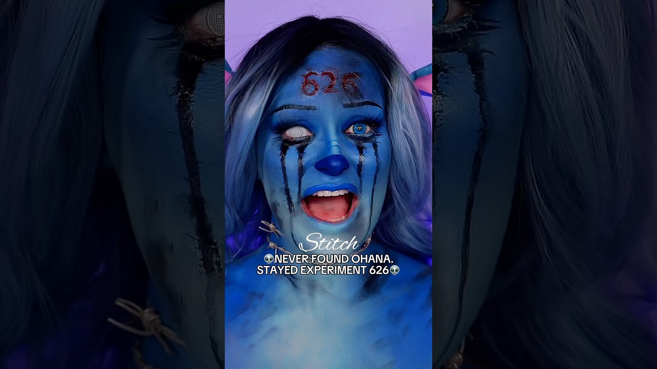 What if Disney characters never got their happy endings&hellip;👽🐾🥀🗝️ #disneymashup #disneymakeup