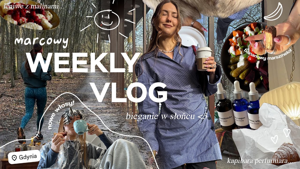 WEEKLY VLOG༄ // wiejeee w Gdyni / mocne kryminały! / ciastka / fazka na leniwe / robię swoje perfumy