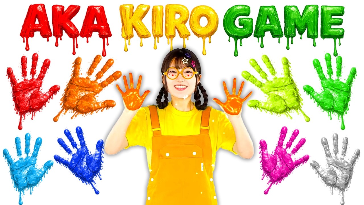 AKA! KIRO! AKA! SHIRO! AO! KIRO! | VIRAL TREND! Color Mixing | immersive interactive