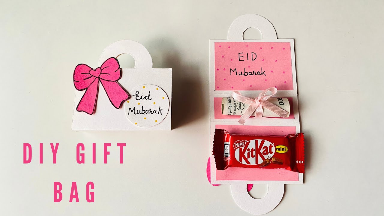 DIY Gift Bag idea for Eid 😍 | Cute Eidi holder bags | Eidi Gift Bag Ideas | Eid Mubarak #eidgifts