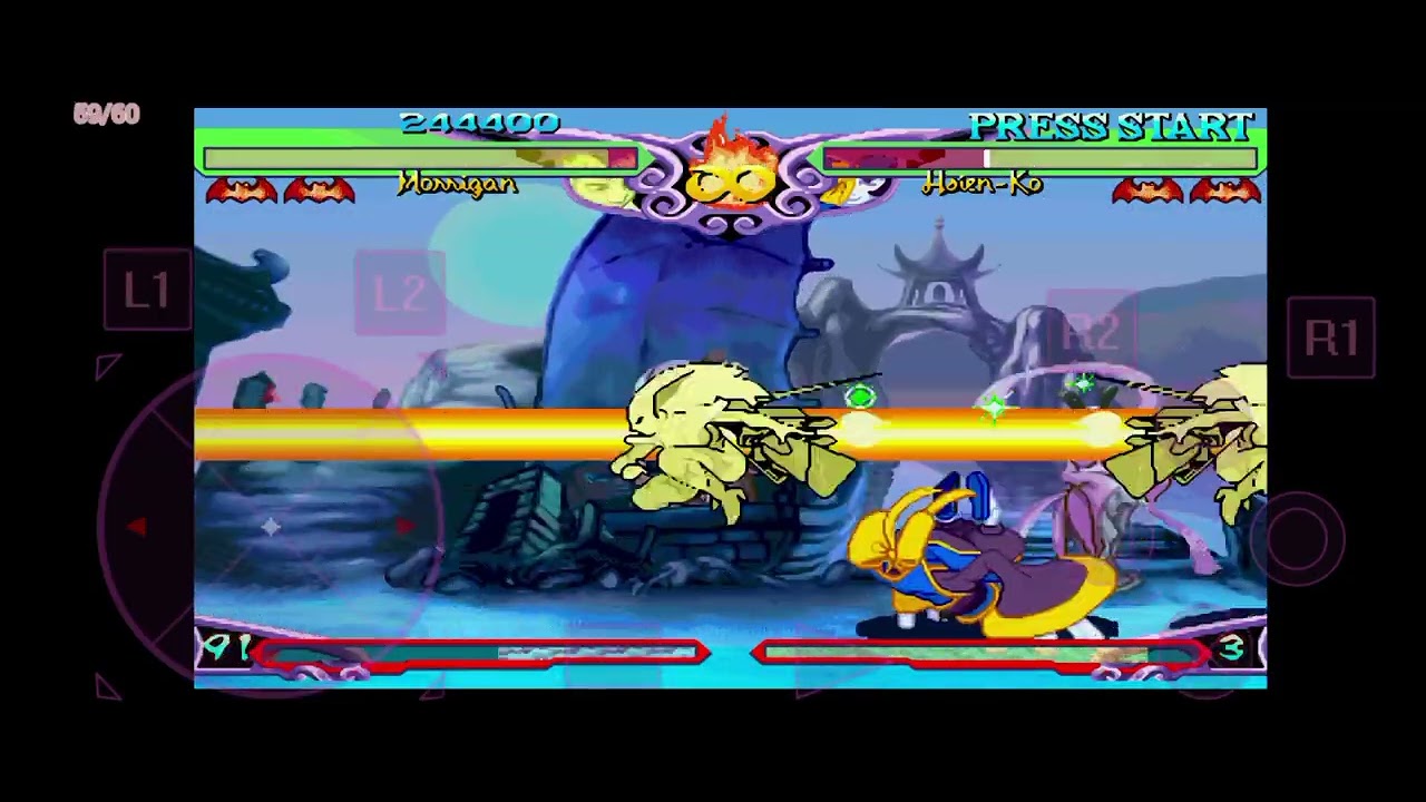 Darkstalkers 3 Morrigan Gameplay dificultad 6/8