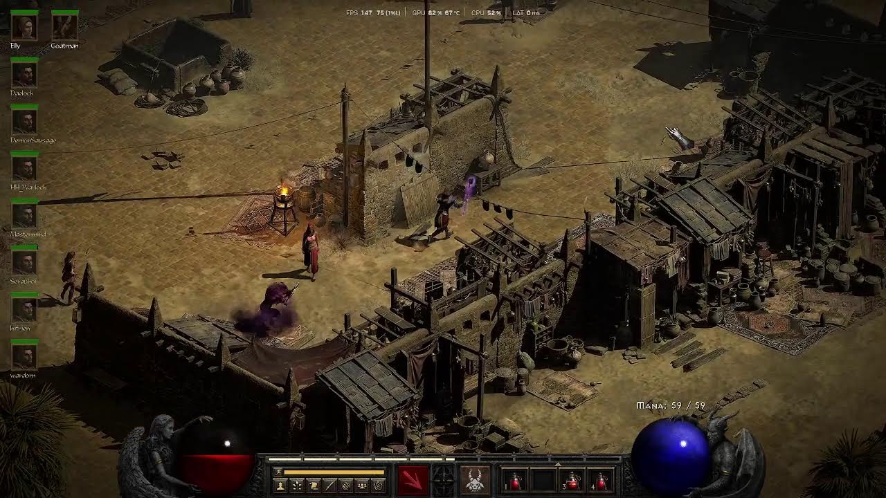 New Diablo 2 Warlock Gameplay!