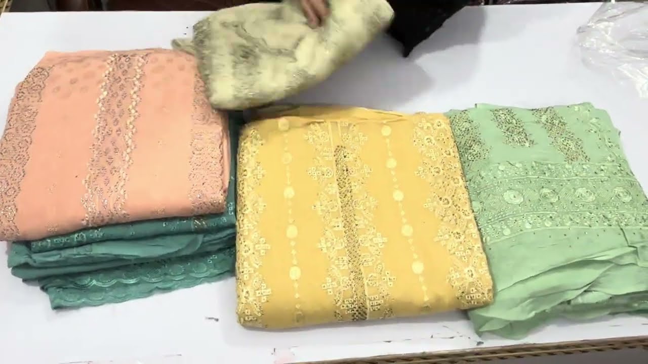Original pure chiffon party wear suits ✨2250-/ free shipping @9058127096