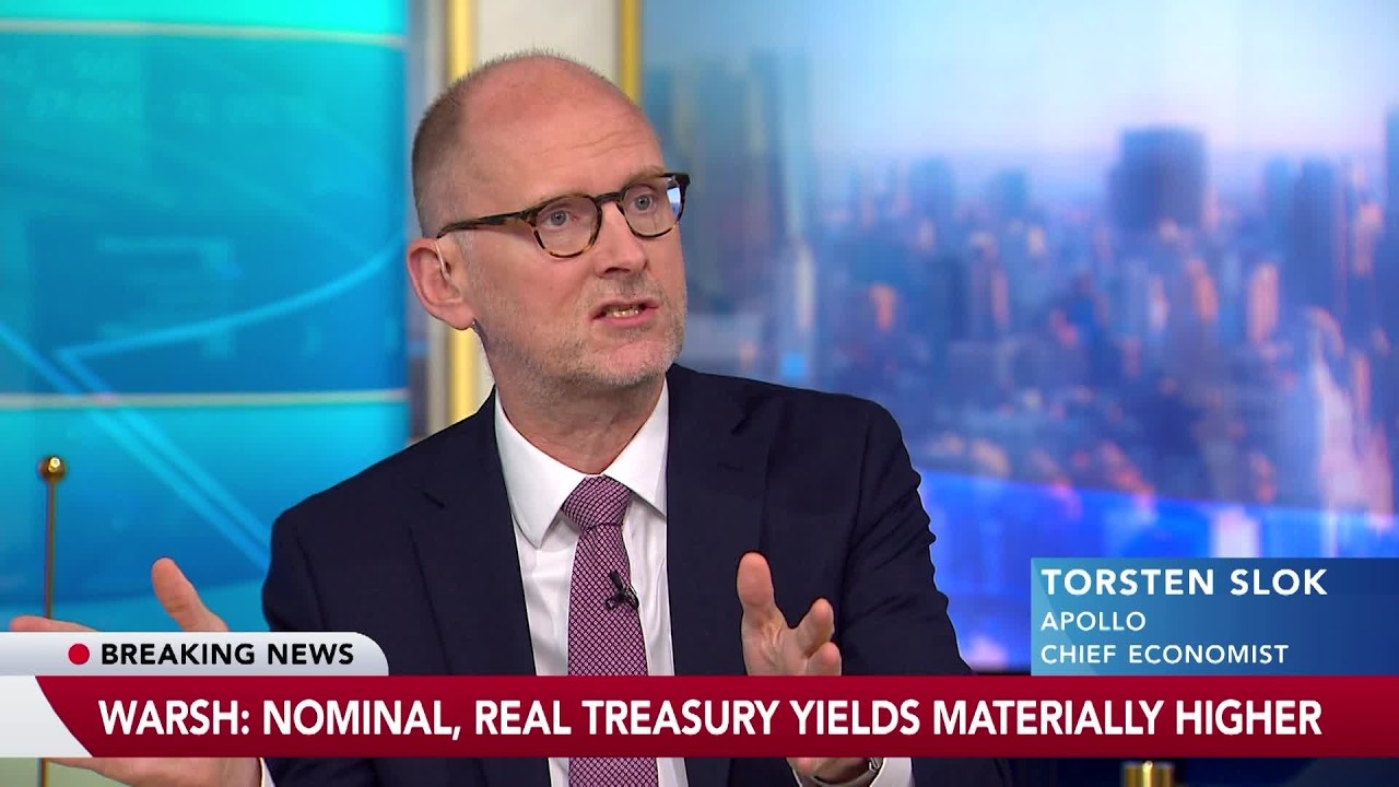 Apollo's Slok Says Warsh Silence Fuels Treasury Selloff