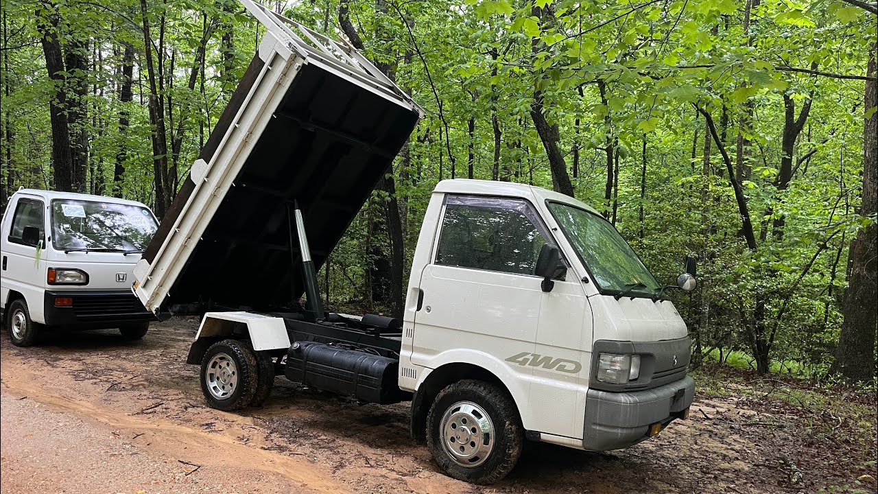 Mazda Bongo Brawny Diesel, Dump, 4x4, A/C, power windows, and power mirrors