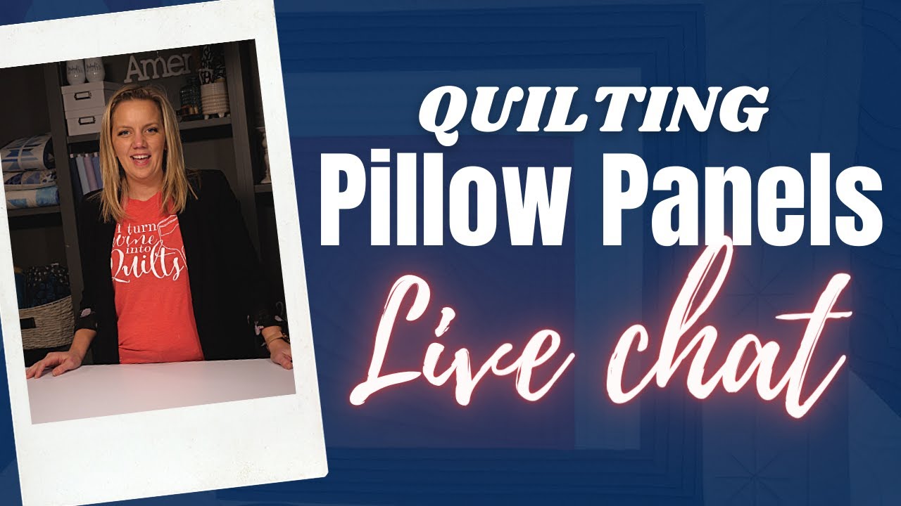Quilting Pillow Panels: Live Chat & Demo with Angela Walters