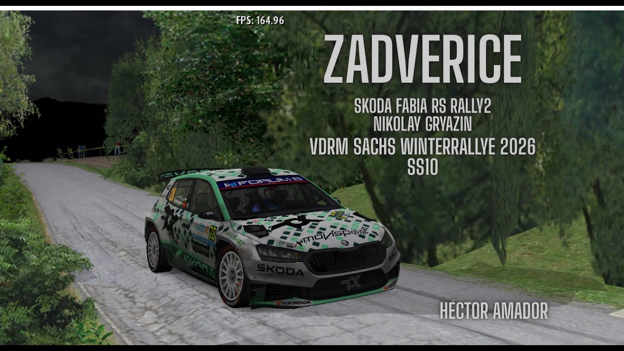 RSF RBR | ZADVERICE (NIGHT) - vDRM Sachs Winterrallye 2026