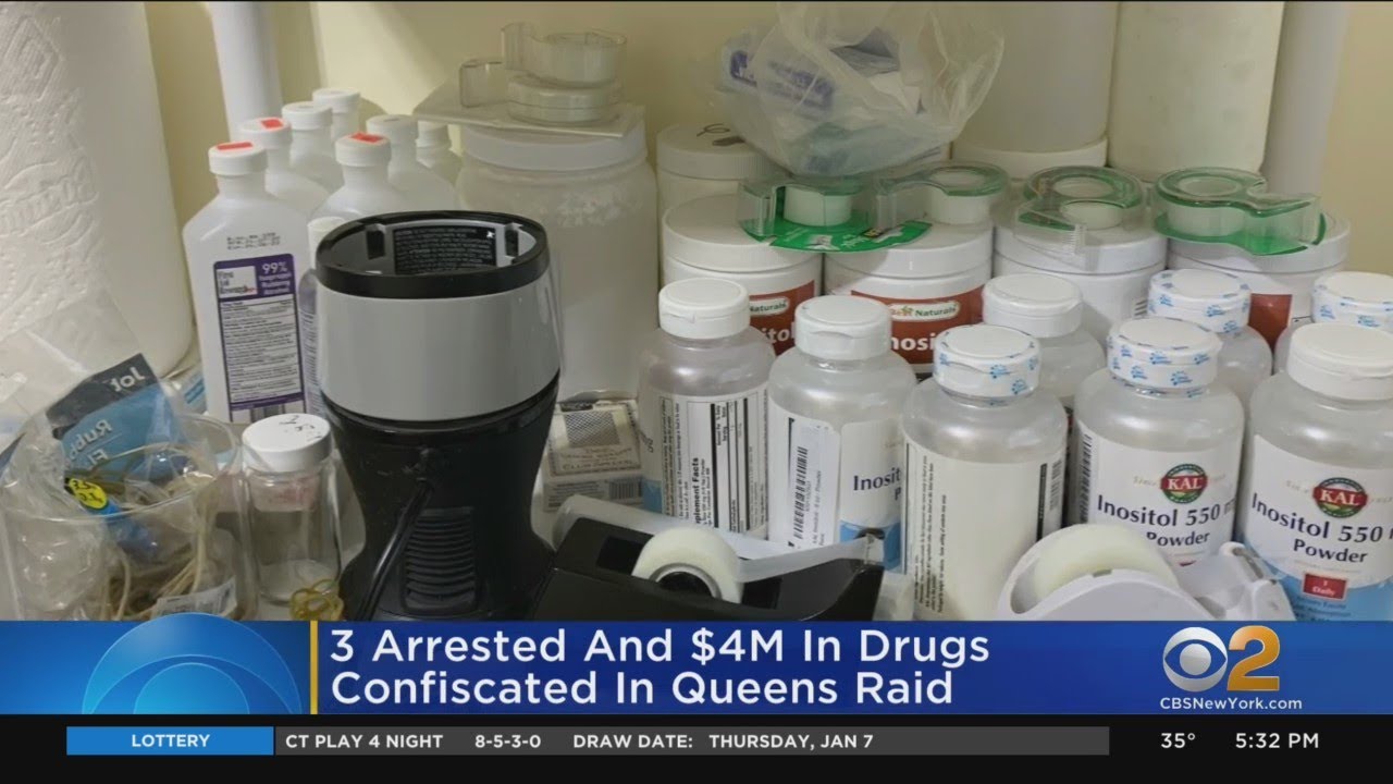 3 Arrested, $4 Million In Drugs Confiscated In Queens Raid