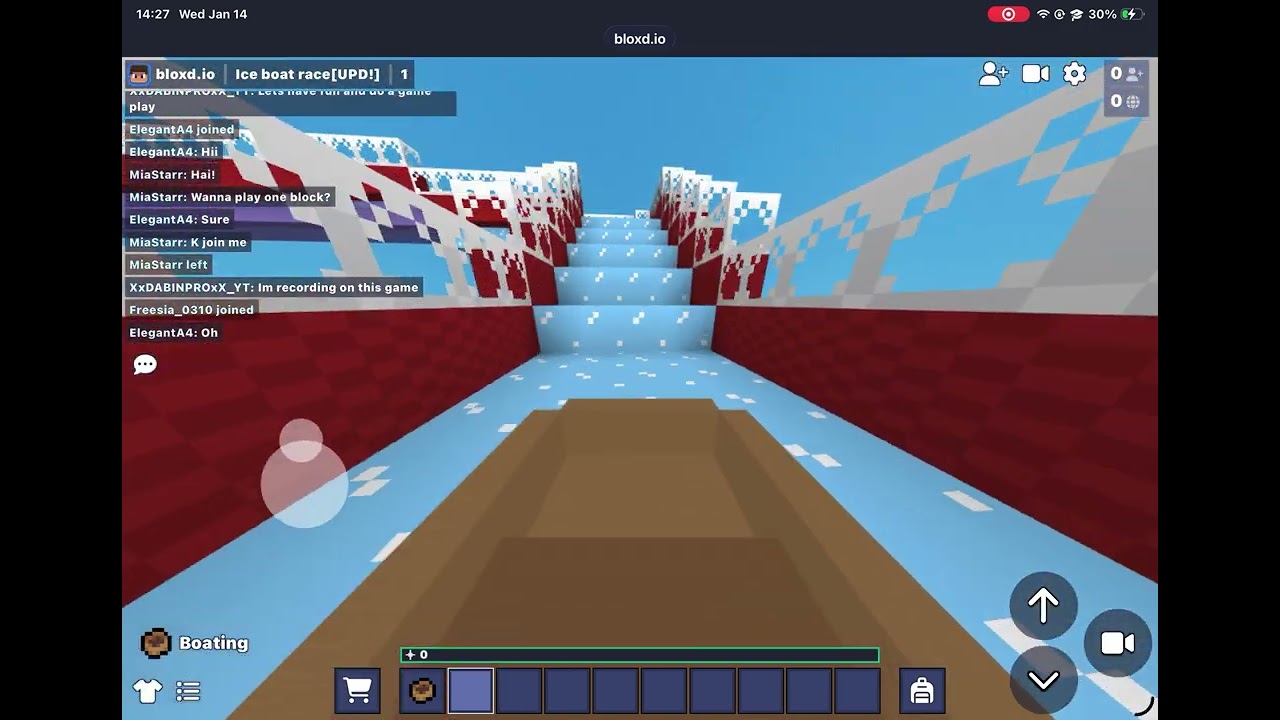 Random game about iceboats