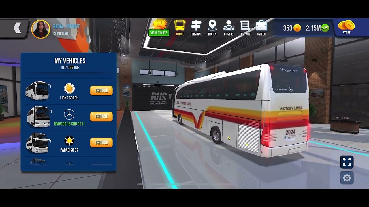 Bus Simulator: Ultimate 🇵🇭 (Victory Liner Skin - Mercedes-Benz Travego 15 SHD 2011)
