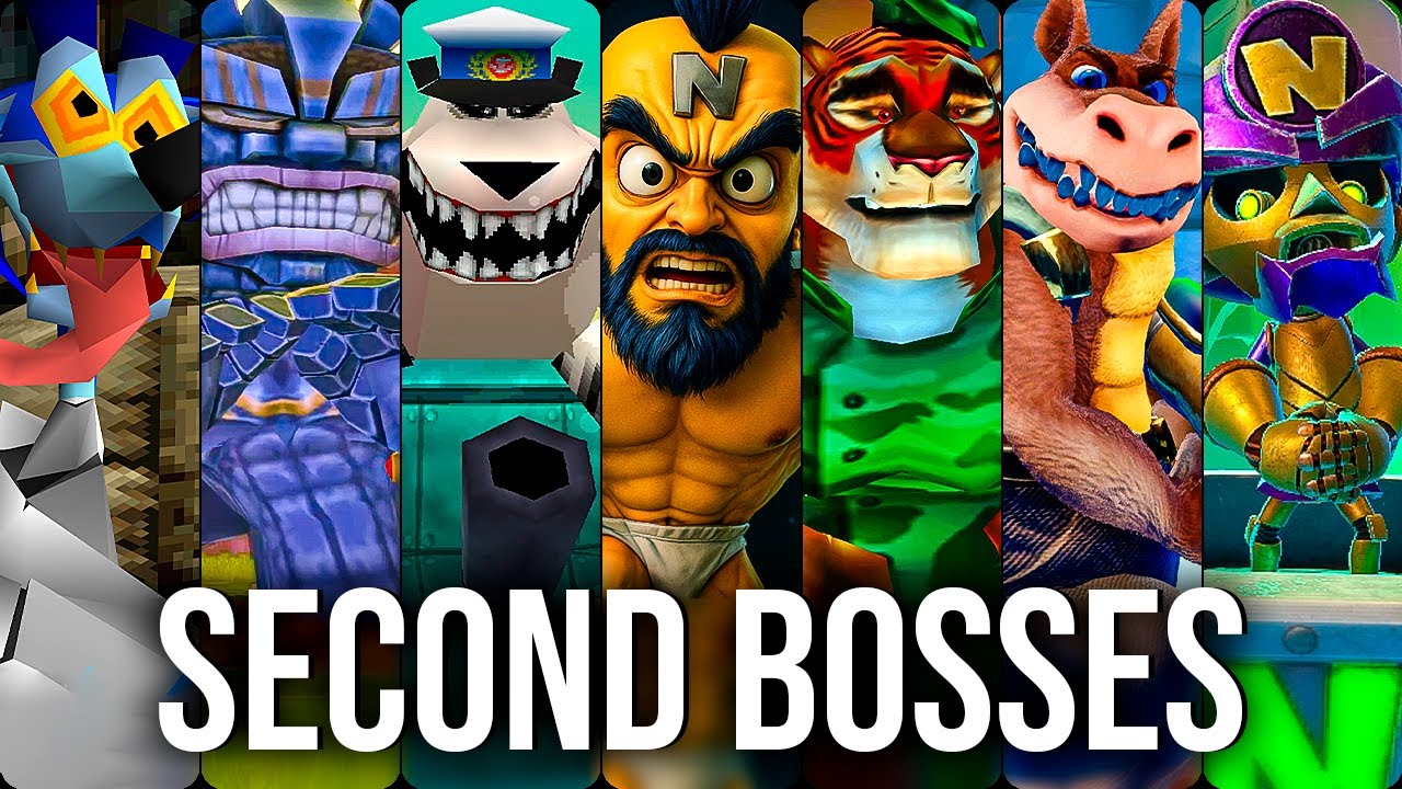Evolution of Second Boss Fight in Crash Bandicoot Games (1996 - 2025)