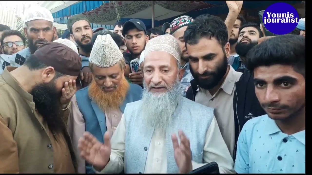 Foundation stone of Jamai Madrasa Khairul Ummat held at Reban Rafiabad Sopore.