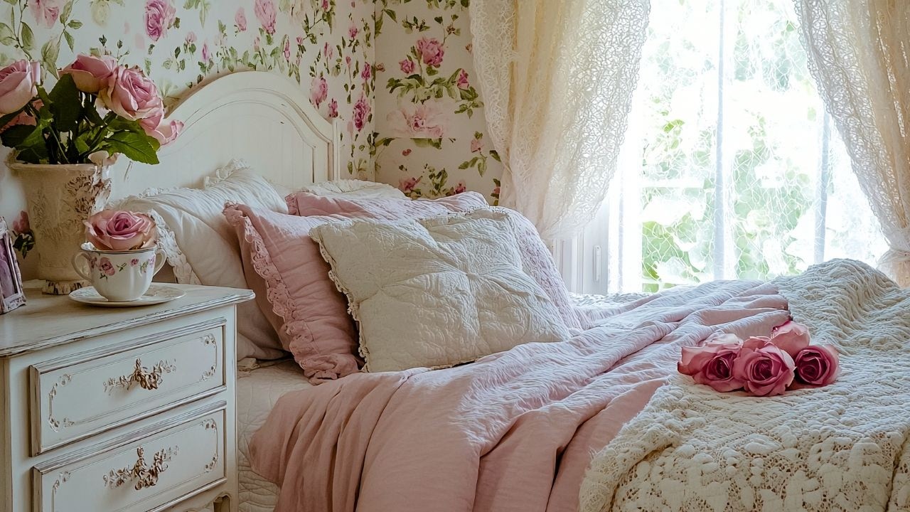 A Touch of Shabby Chic: Harmony of Flowers and Love in the Beauty of Spring