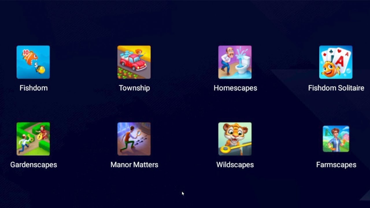 Fishdom - Township - Homescapes - Gardenscapes - Manor Matters - Wildscapes (Android Games)