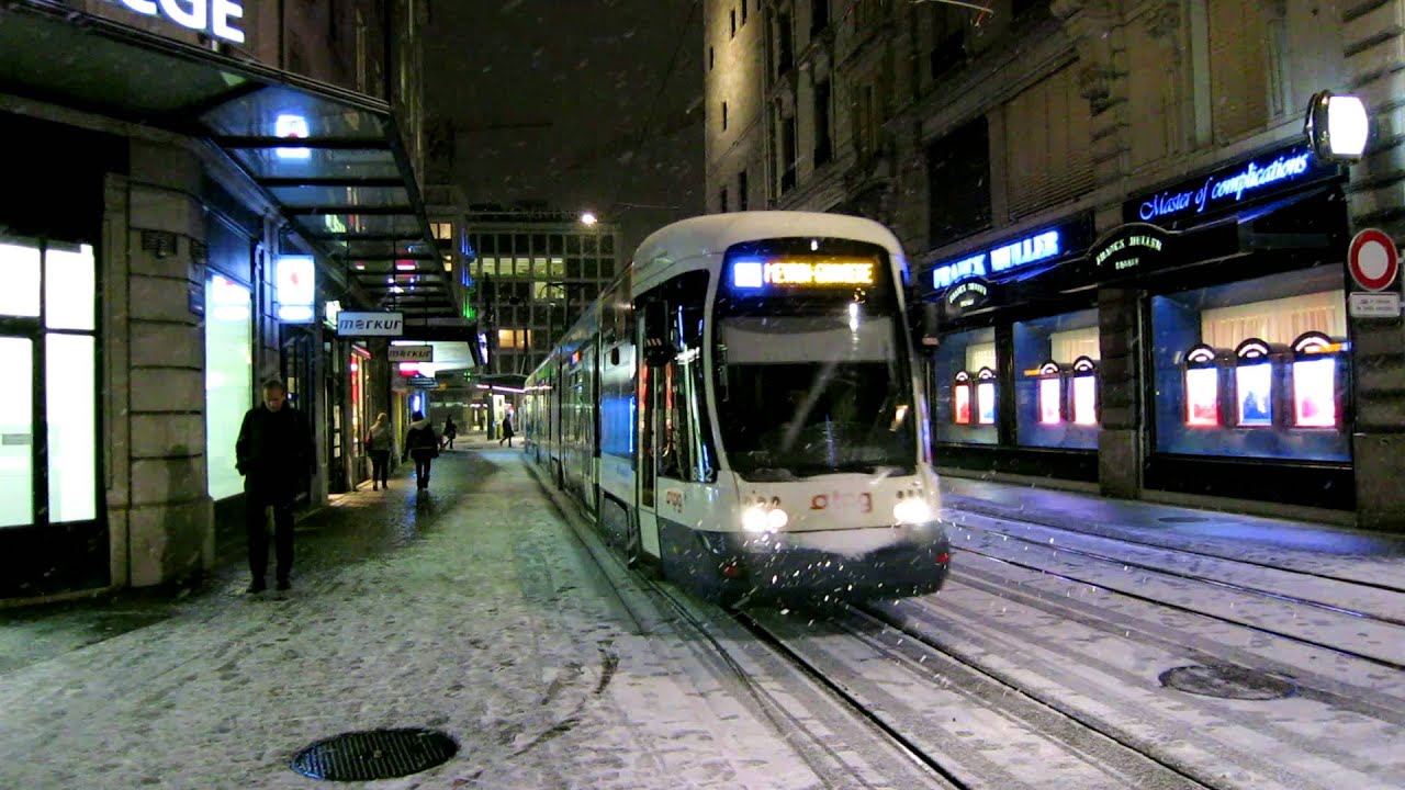 Tramway de Genève - Strassenbahn Genf [CH] - Linie 14 (P+R Bernex - Meyrin-Gravière)